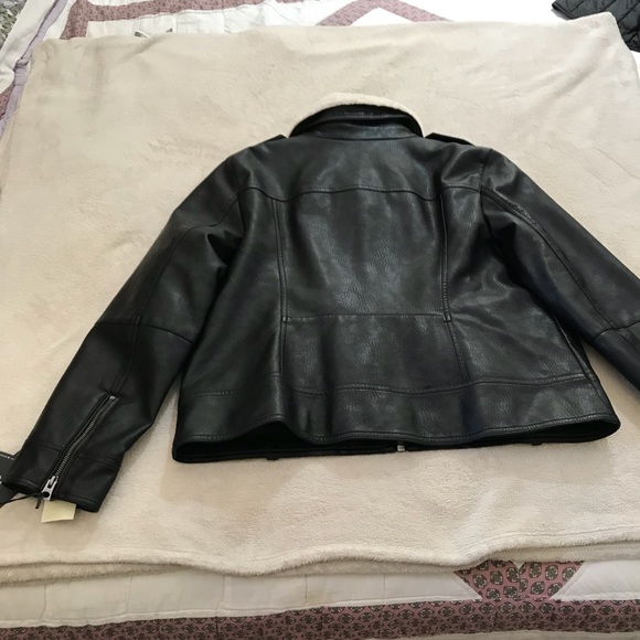 Lucky Brand Faux Leather/Fur Motto Jacketed - Picture 4 of 8